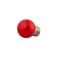 LED P45 | E27 | 1 Watt | Red | Red PC cap