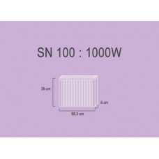 SN100  1,0 kw  RAL9010 38/69/8 cm