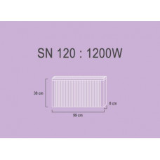 SN120  1,2 kw  RAL9010  38/99/8 cm